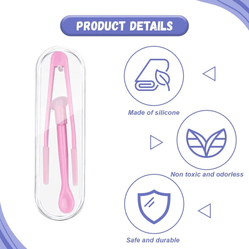 [Australia] - Pack of 5 contact lens insertion aids, contact lens removers, contact lens suckers, contact lens tweezers, contact lens insertion aids, soft lenses with bottles without ventilation and tweezers, 5 pieces 