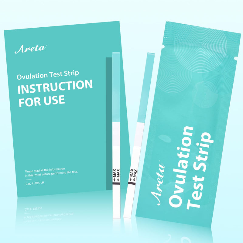 Areta Ovulation & Pregnancy Test Strips: 100 Ovulation Strips & 30 Pregnancy Tests Combo Kit | Accurate at-Home Fertility Tracker | Highly Sensitive Early Pregnancy Detection | 100 LH + 30 HCG 130 Count