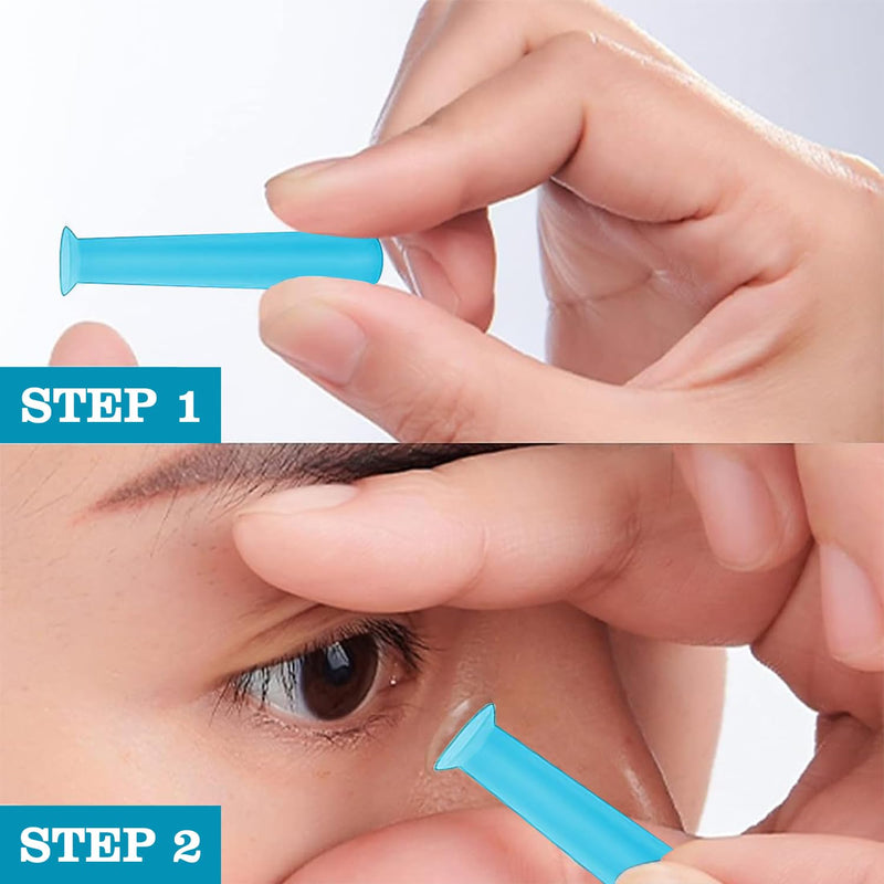 [Australia] - Set of 5 Contact Lens Suckers, Suckers for Hard Lenses, Contact Lenses - Accessories Set of 5 Suction Cups for Contact Lenses, Contact Lens Suckers, Contact Lens Remover Soft Lenses (Multi-Colour) 