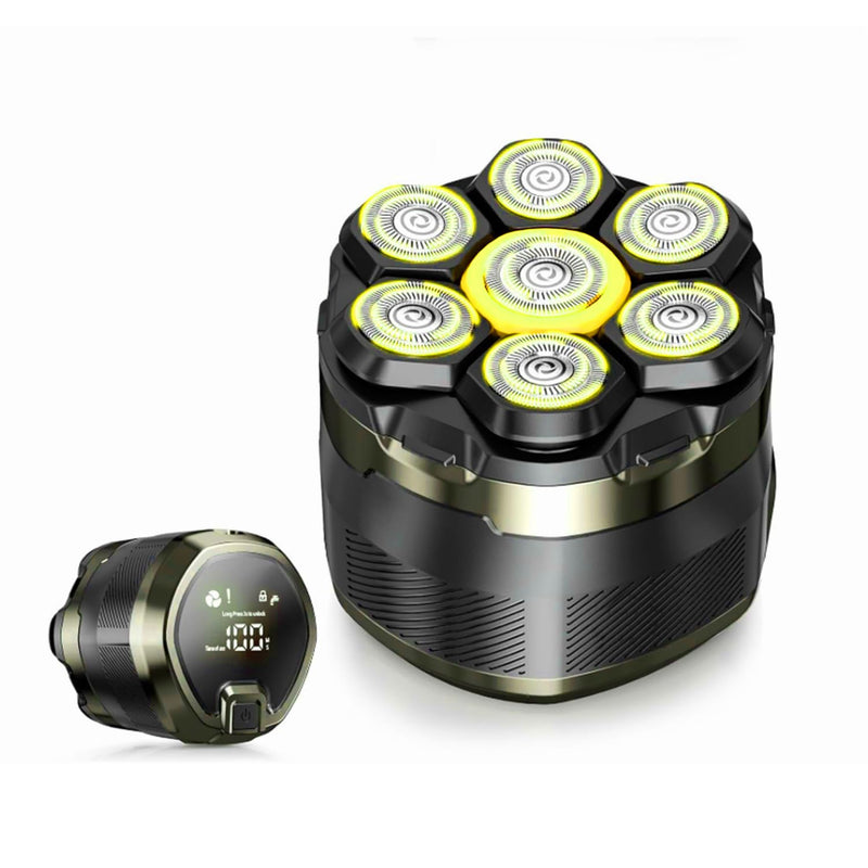 Head Shaver for Bald Men: Electric Bald Razor-7D Wet/Dry Shaving-Professional Grooming Kit for Balder-Rechargeable Head Shavers for Scalp/Face/Beard -Close Shave