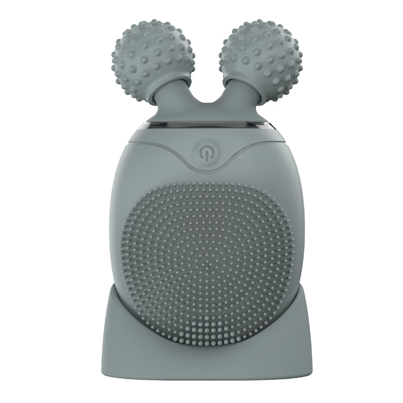 KOAPro Facial Cleansing Brush Exfoliating Face Scrubber for Women and Men, Waterproof Face Brush Cleanser, 3-in-1 Rechargeable Electric Facial Massager Tool, Reusable Sonic Silicone Scrubber