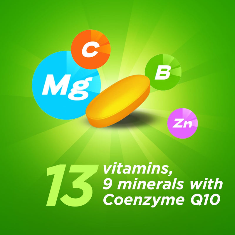 Berocca Energy Tablets with B Vitamins, Magnesium, Zinc & Coenzyme Q10-13 Vitamins & 9 Minerals - Support Energy Release* & Reduce Tiredness* - 95 Tablets