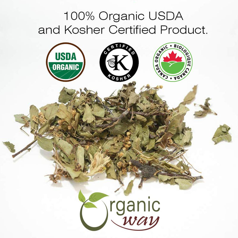 [Australia] - Organic Way Hawthorn Leaf and Flower Whole (Crataegus monogyna) - Herbal Tea | European Wild-Harvest | Organic, Kosher & USDA Certified | Non GMO & Gluten Free | Origin - Albania (1 LBS / 16 Oz) 