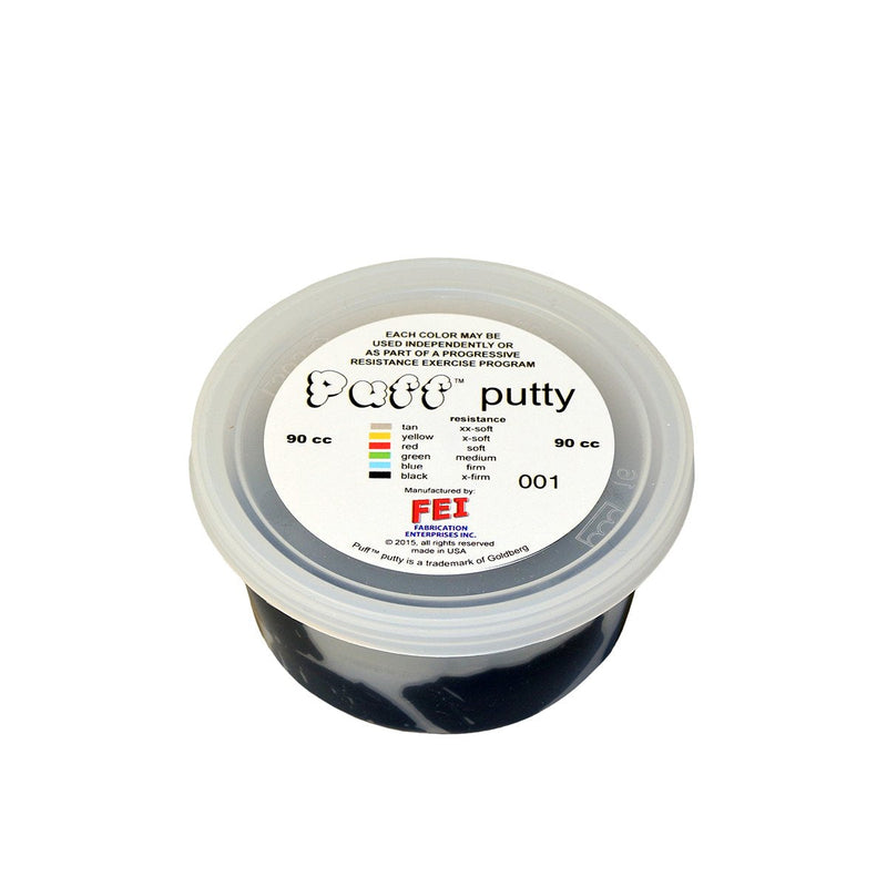 [Australia] - CanDo 10-1415 Puff LiTE Exercise Putty, Black, X-Firm, 3oz 3 oz Black: X-Firm 