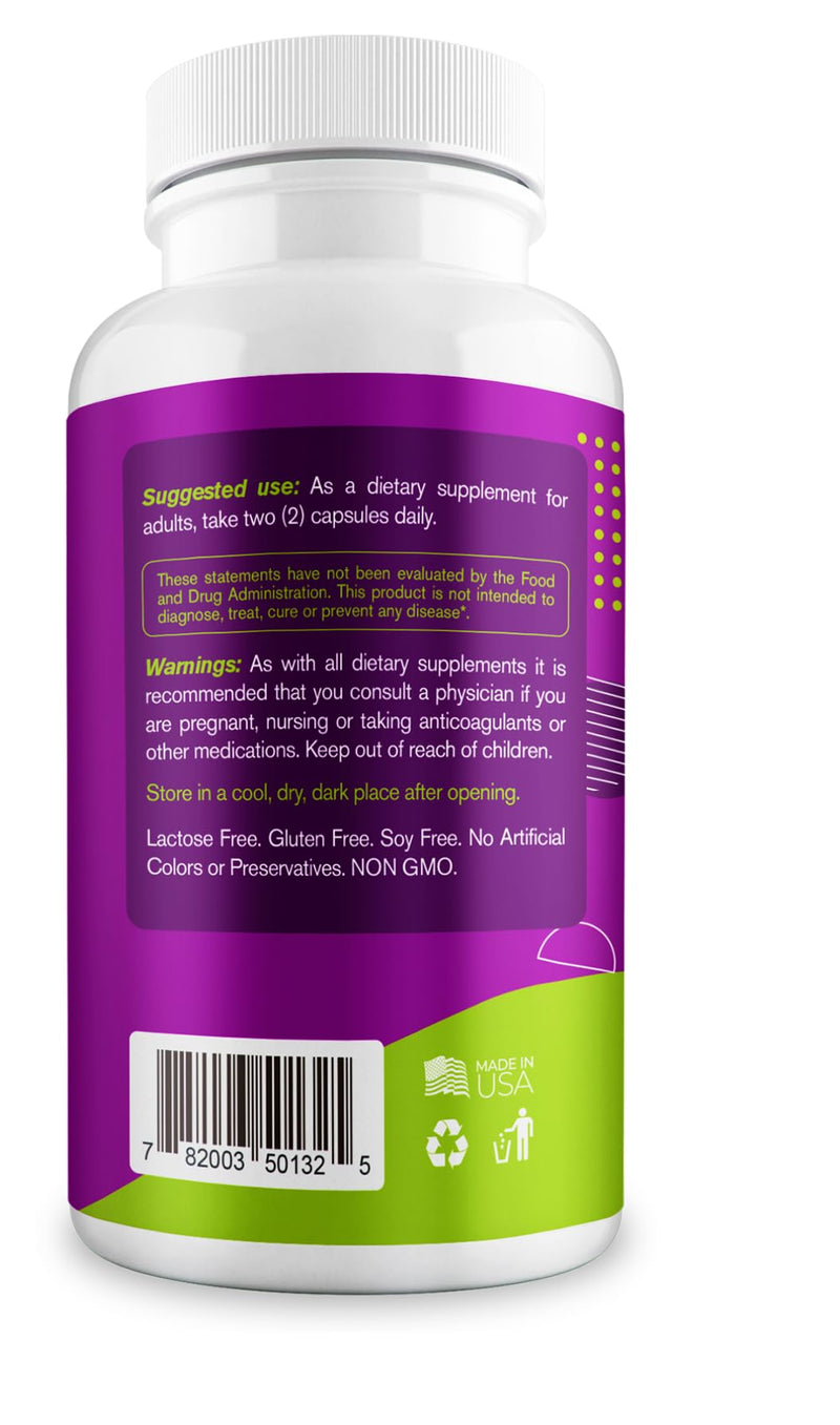 Hydrolyzed Collagen Peptides (60 Count), 1,000mg Per Serving, Beauty Joint and Anti Aging Support for Hair Skin Nails Bones and Joints, Collagen for Women and Men (30-Day Supply) (1)