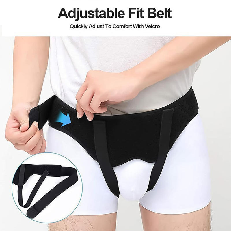 [Australia] - TAIKULE Hernia Belt Truss for Double Inguinal Hernia Support Brace X-Large Adjustable Waist Strap for Pre or Post-Surgical Scrotal, Femoral Comfortable Material double hernia 