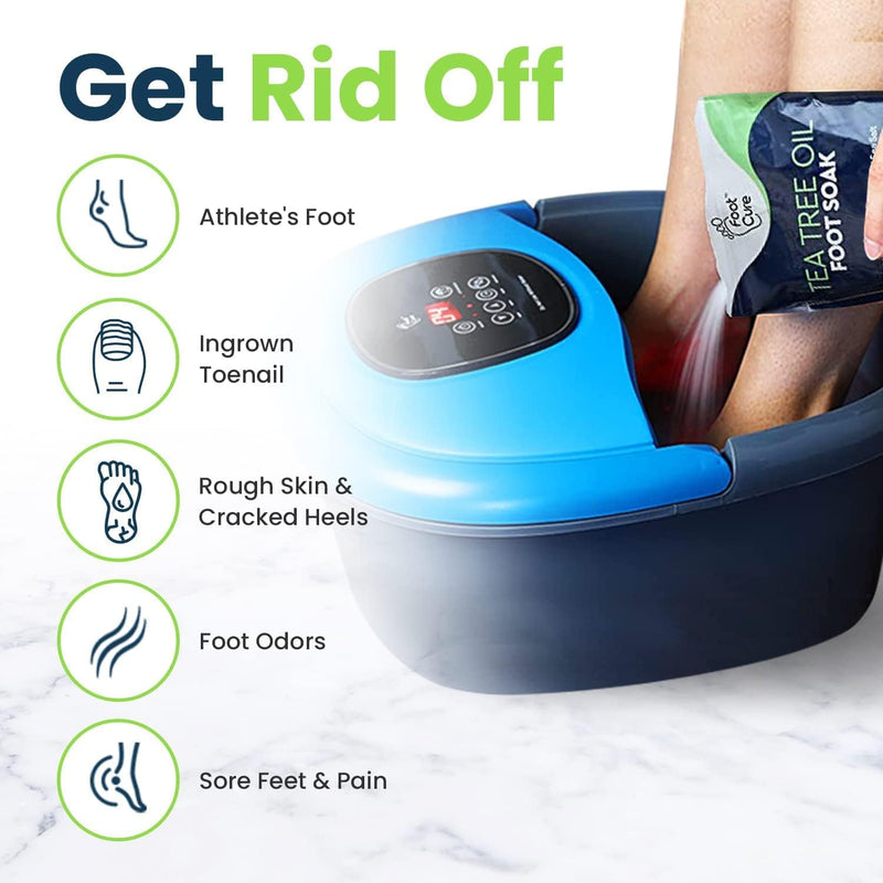 [Australia] - Tea Tree Oil & Muscle Relief Foot Soak with Epsom Salts - All Natural Salts for Post Workout Recovery - Softens Calluses & Tea Tree Oil Foot Balm 