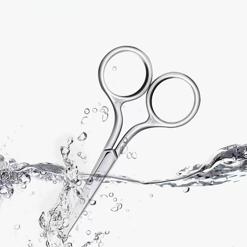 [Australia] - Ikadiya nose hair scissors for men, nose hair trimmer, nose hair trimmer, nose hair and ear hair scissors, also for the care of eyebrows, ear hair and beards 