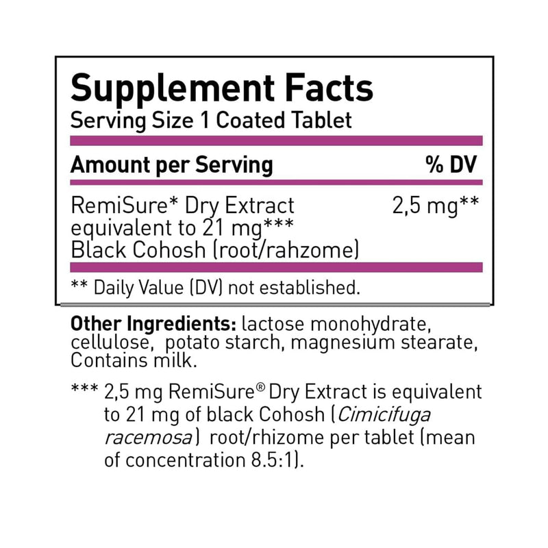 [Australia] - Menopause Symptoms Relief - Clinically Proven Ingredients - Menopause Supplements - Black Cohosh - Estrogen-Free - Made in Germany - 120 Tablets Unflavoured 