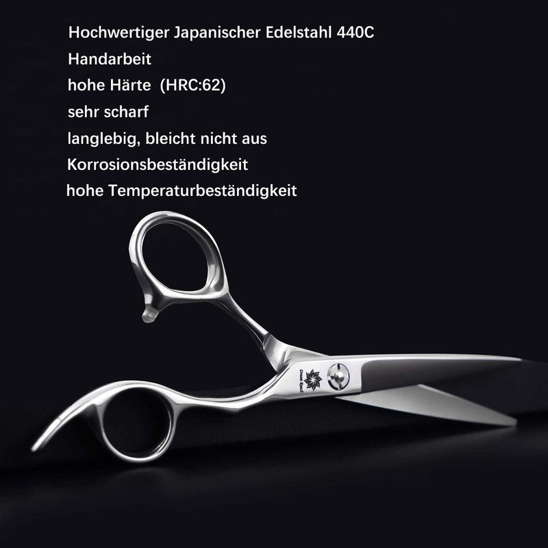 [Australia] - Dream Reach 6 In Hair Scissors Hairdressing Scissors Sharp Hair Cutting Scissors Japanese Stainless Steel 440C Handmade Extra Sharp Hairdressing Scissors Precise Cutting Haircut for Men and Women Best Gift 