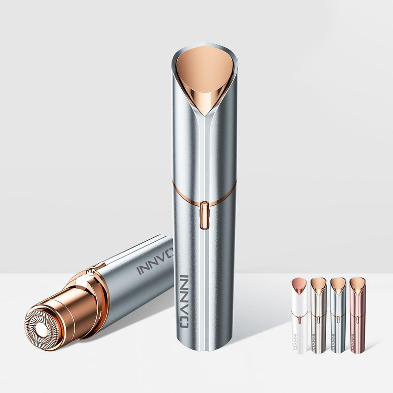 Facial Hair Remover for Women Ladies Upper Lip Hair Removal Electric Face Shaver with Rechargeable Battery Brush (Blue) Blue