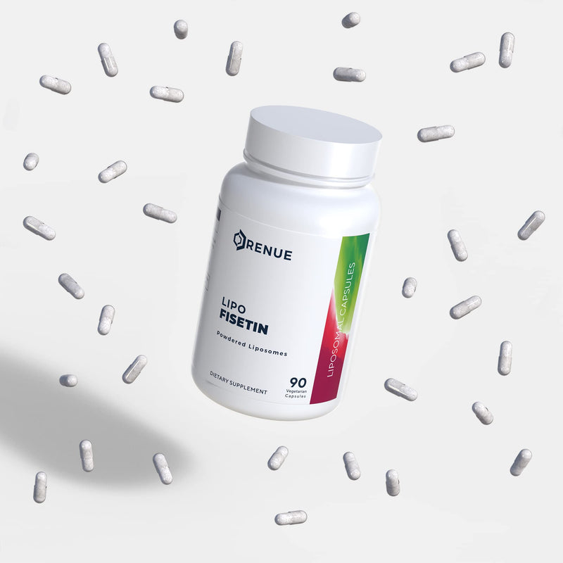 [Australia] - Fisetin | 90 Liposomal Fisetin Supplements - 150mg Fisetin per Serving | Senolytic Supplements | Bioavailable Formula for Increased Absorption | Non-GMO & Made in The USA 