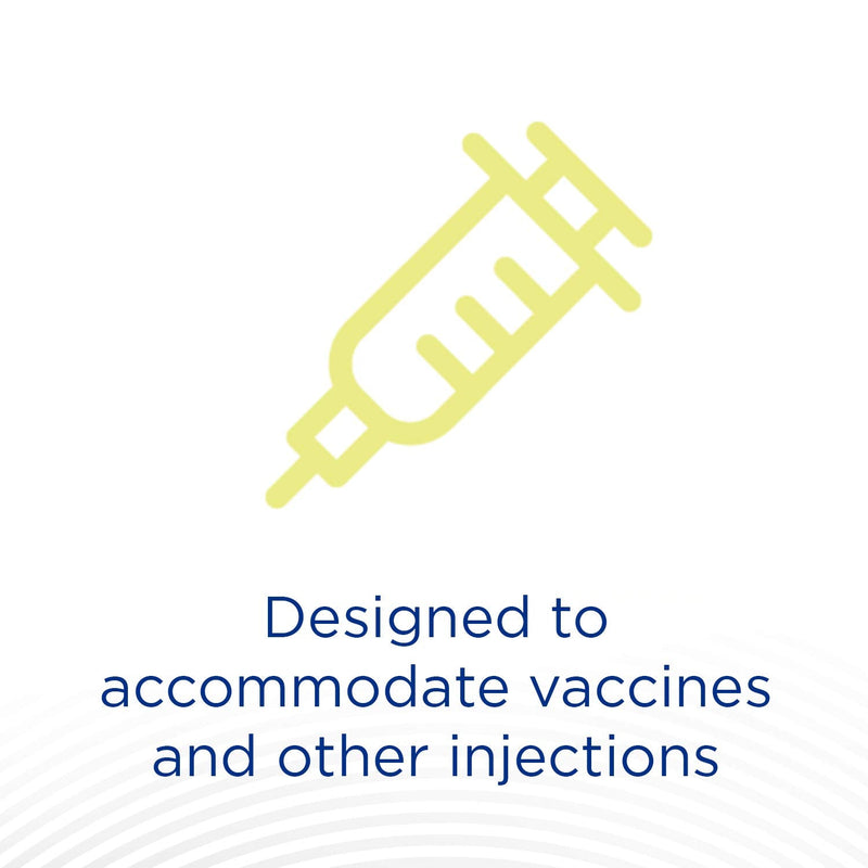 [Australia] - Bionix – ShotBlocker, Eases Discomfort from Immunizations & Injections, Great Alternative to Numbing Creams, Use at Home or On-The-Go, Safe for Kids, Easy-to-Use, Reusable (5 Count), 8002, Polybag 