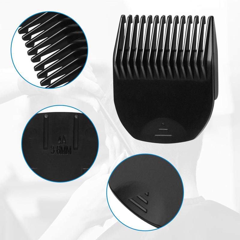 CR8GR8 Professional Guide Comb Fit Cutting Guider for Manscaped 3.0,4 Pack 8 Cutting Lengths from 1/8"-1/2" Inch Fit The Lawn Mower 3.0 Groin Hair Trimmer