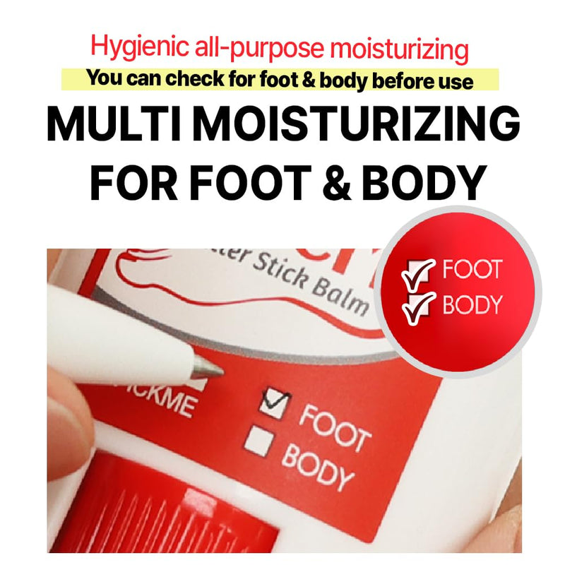 [Australia] - Foot & Body Shea Butter Stick Balm 0.71 oz foot cream for dry cracked heels and feet, Multi moisturizing stick,Made of Shea Butter, OliveOil, Sunflower Oil, Argan Oil. 