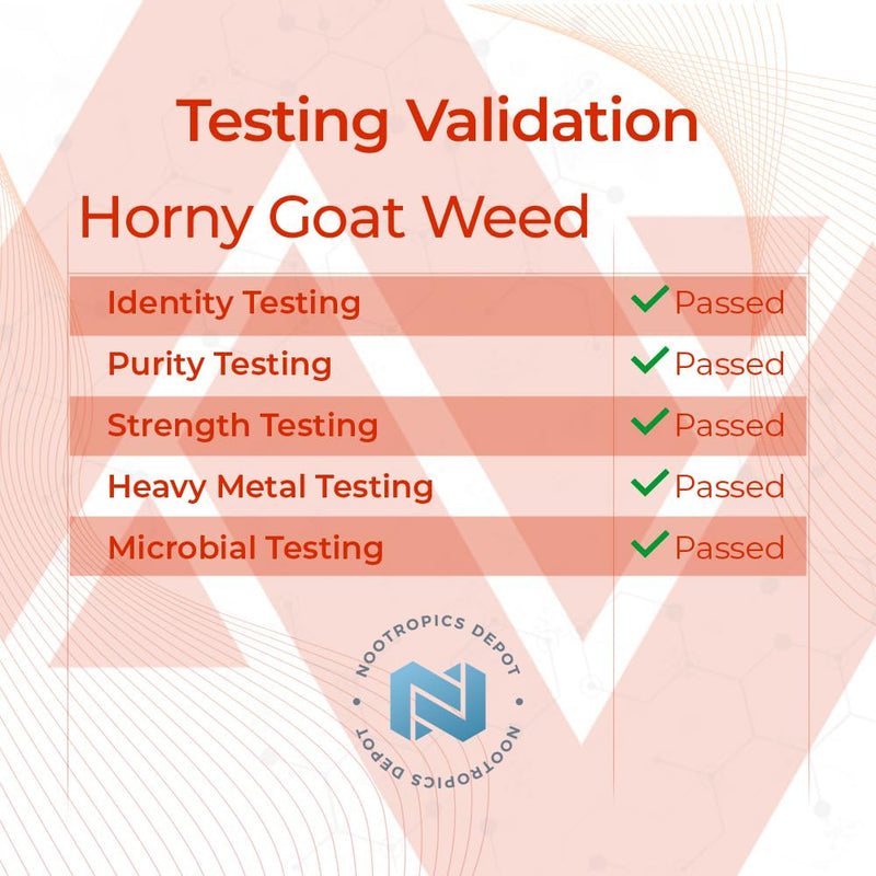 [Australia] - Nootropics Depot Horny Goat Weed Capsules | 200mg | 30 Count | Minimum 50% Icariin | Epimedium brevicornum 30 Count (Pack of 1) 