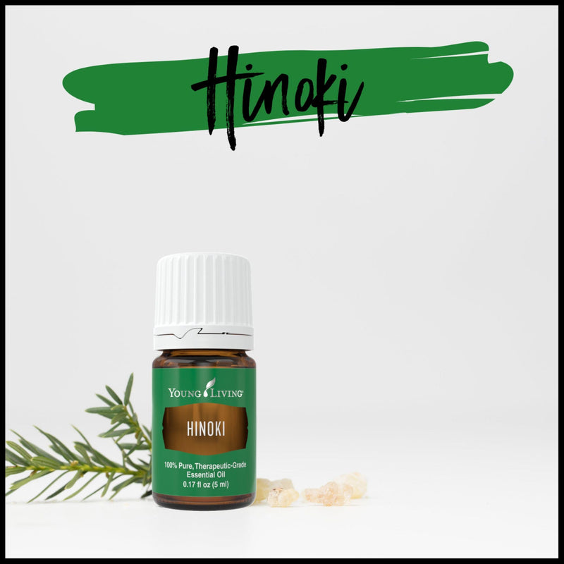 Young Living - Hinoki Essential Oil 5 ml | Refreshing & Calming Ambiance | Ideal for Diffusing at Work | Calming Aroma for Studying | Soothing Post-Workout Massage | Meditation Relaxation