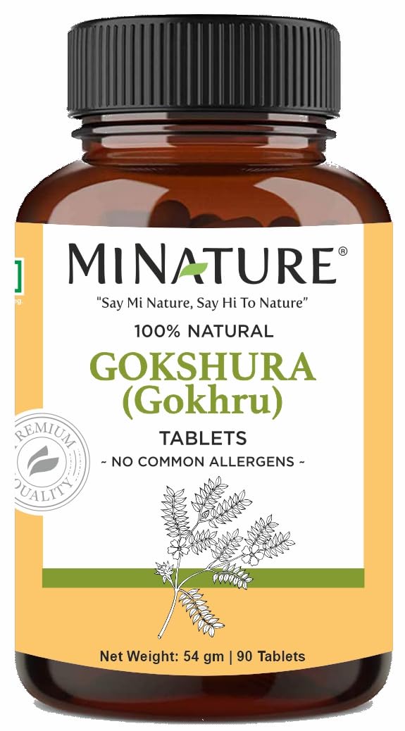[Australia] - minature Gokshura (Tribulus Terrestris) Tablets - Pure Plant Based Herbal Supplement | Natural & Gluten Free | 90 Count, 45 Day Supply 
