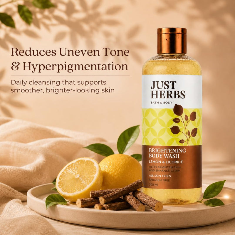Just Herbs Lime and Liquorice Vitamin C Brightening Body Wash