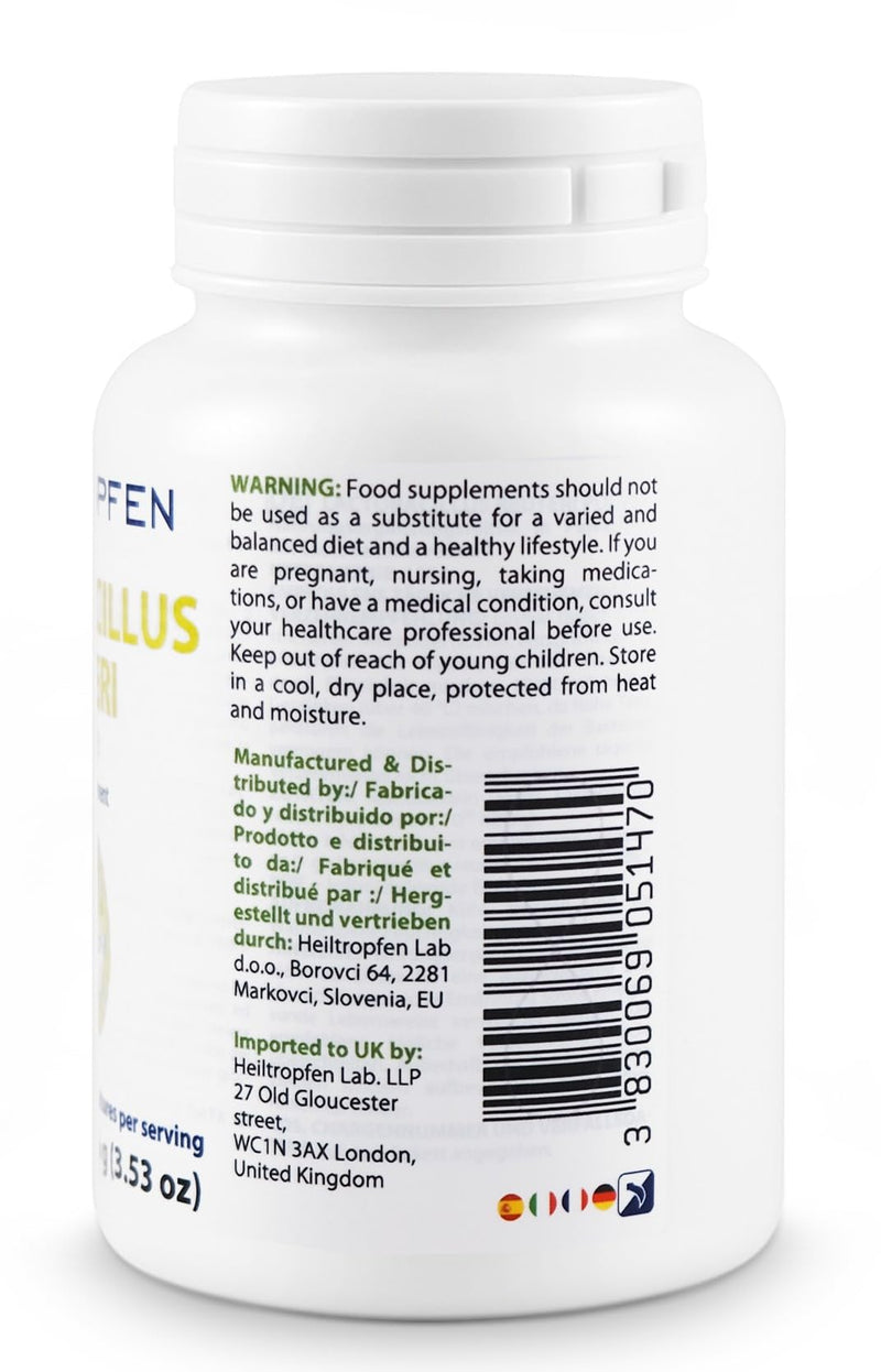 Lactobacillus reuteri Powder 100g | Live Bacterial Cultures Powder | 10 Billion CFU | 100 Daily Servings | Capsule-Free | Food Supplement
