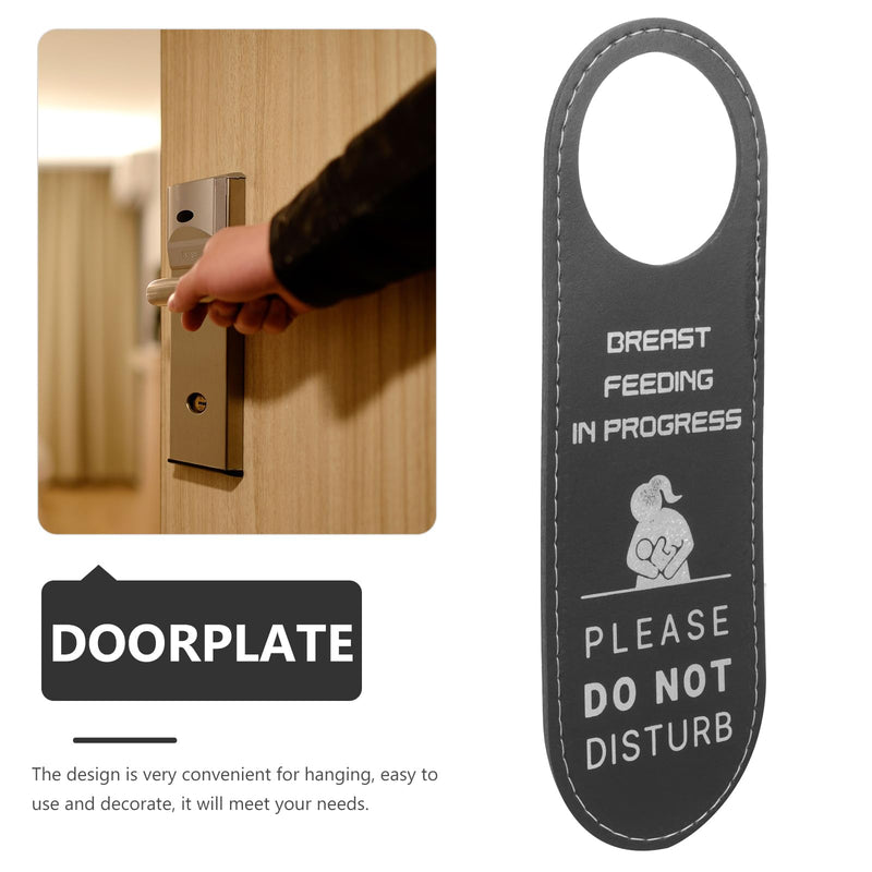 [Australia] - ifundom Breastfeeding Tips Emblems Door Handle Door Knob Baby Hangers Coat Hangers Nursing Room Door Sign Lactation Room Do Not Disturb Sign Identification Plate Leather Work To Pump Water 