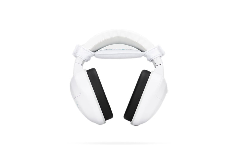 [Australia] - Lucid Audio HearMuffs Baby Hearing Protection (Over-The-Ear Sound Protection Ear Muffs Infant/Toddler/Child), One size, White 