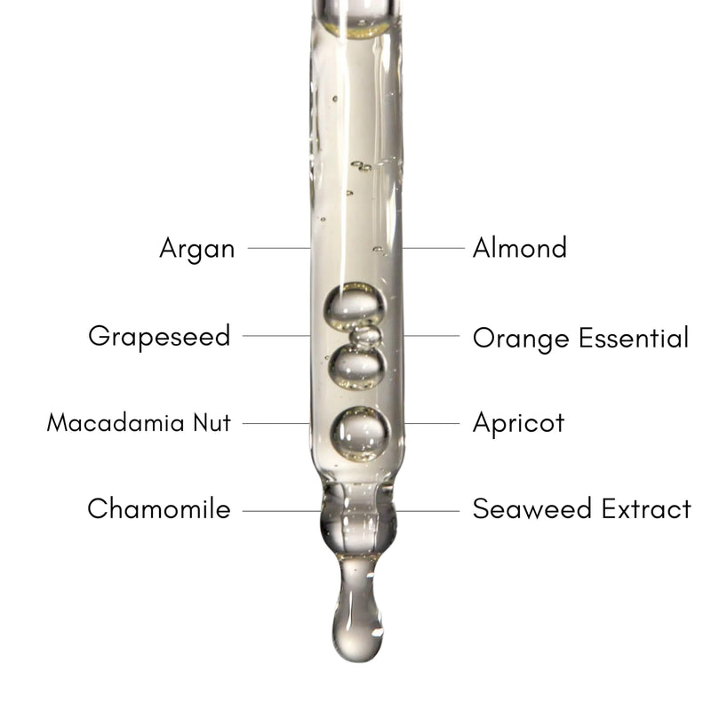 AgeDelay Multi-Vitamin Night Facial Oil - Intensive Skin Tightening Oil & Moisturizer - Nourishes Protects & Rejuvenates - Antioxidant Serum w/Vitamin E, Omega 3,6,9 & Seaweed - 30ml