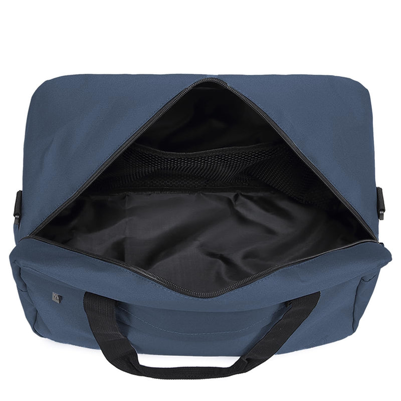 Kono Travel Duffel 20L Under Seat Carry-On Bag Navy | Sports Tote Gym Weekender Overnight Bag - 15.75"x9.84"x7.87" M(15.75in x 9.84in x 7.87in)-20L