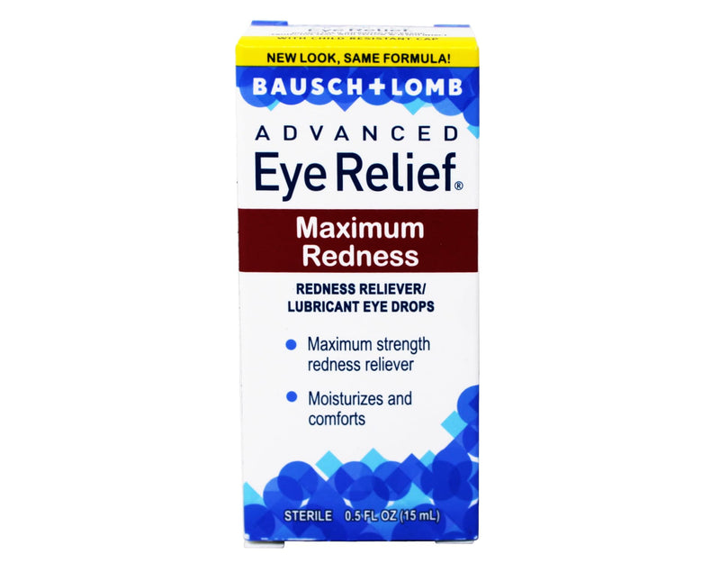 Bausch & Lomb Advanced Eye Relief Redness Maximum Relief Drops - 2 pk.