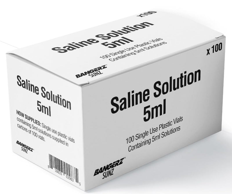[Australia] - Saline Solution 5ml Unit, 100 per Box 