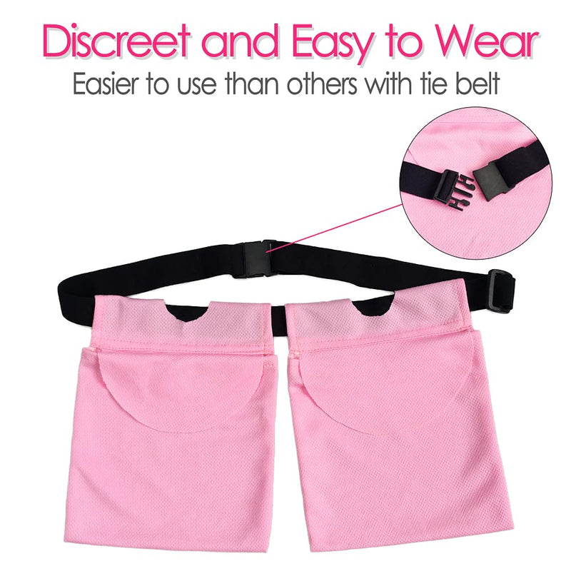 [Australia] - Breathable Drain Holder After Tummy Tuck Mastectomy Drainage Quick Dry Pouch Belt Supplies Mesh Nephrostomy Shower Bag for JP Drains Bulb Breast Post Surgery Pink Drain Pouch/Pink 