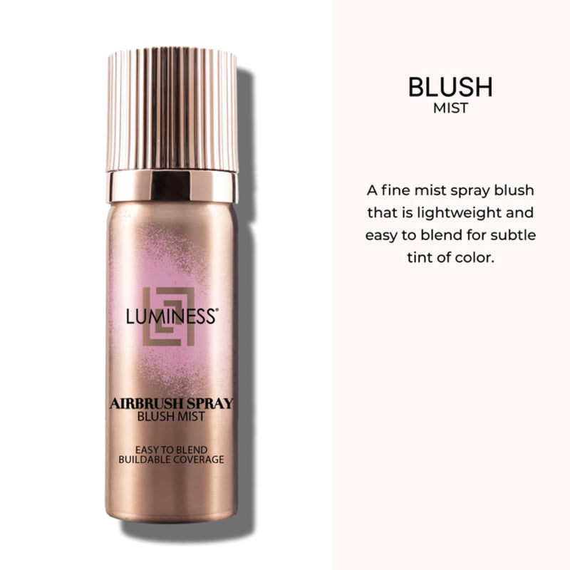 [Australia] - LUMINESS Airbrush Spray Flawless Finish Trio Kit - Hydrating Primer, Blush Mist & Makeup Eraser for Radiant Perfection, 3-Piece Collection to Prime, Enhance & Refresh Your Complexion, All Skin Types 