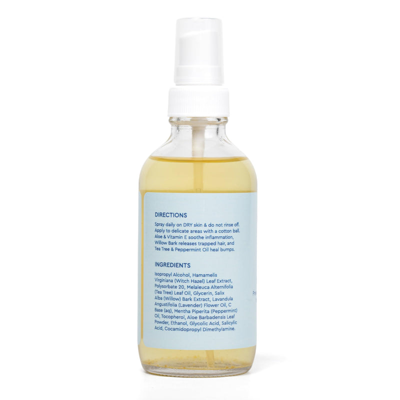 [Australia] - Ingrown Hair Treatment Spray – Prevent & Treat Razor Burn, Ingrown Hairs, Hair Bumps, Bikini Bumps – Post-Wax & Shave Toner for Women, Men & Teens – Natural Ingredients – 4 oz – Made in USA 
