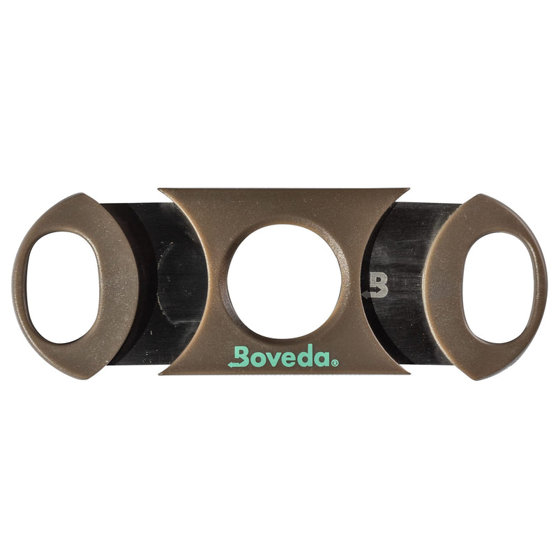 [Australia] - Boveda Cigar Cutter with Stainless Steel Double-Guillotine Blades and Large Finger Holes; Utility Knife for Up to 64-Ring Gauge 