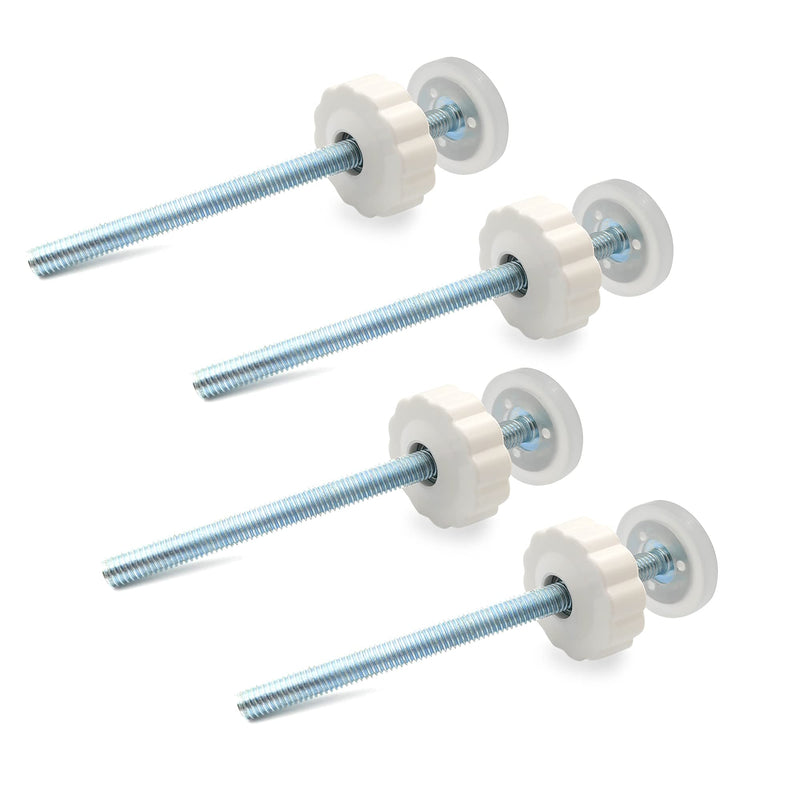 [Australia] - 4 Pack Pressure Gates Threaded Spindle Rods M8 (8 mm), Baby Gates Accessory Screw Bolts Kit Fit for All Pressure Mounted Walk thru Gates (8mm 4 Pack) 