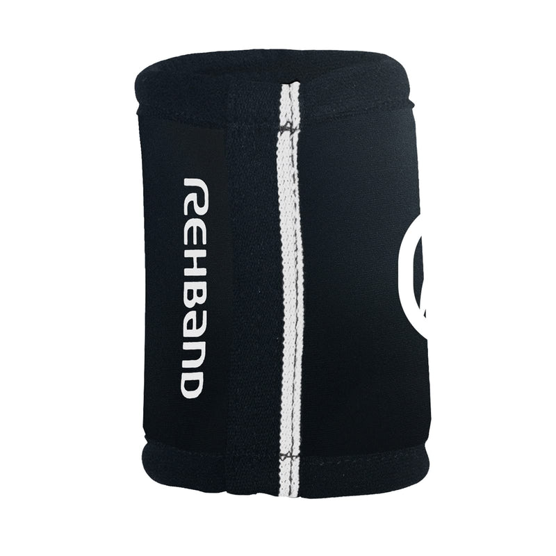 [Australia] - Rehband Neoprene Wrist Sleeves, 1 pair, Wrist support 5mm neoprene stabilizes wrist during workout, improves control & stability, Colour:Black, Size:Large L Black 