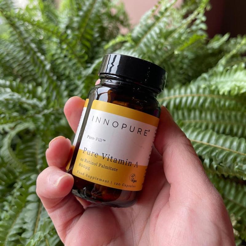 INNOPURE Vitamin A 800µg (No Fillers or Binders) Pure-Fill Supplement 120 Capsules