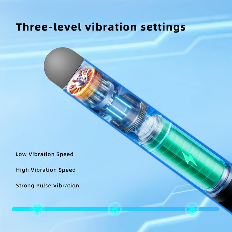 [Australia] - Mini Massager，Mini Massage Gun for Hand Therapy & Neck Shoulder Muscle Pain Relief, Quiet & Portable Soften Scar Tissue Massager, Travel & Office Use Blue 