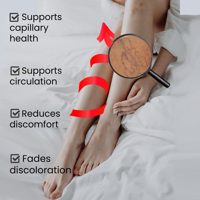 [Australia] - Clearly VEIN - Natural varicose veins and spider veins treatment with essential oils and herbal extracts from horse chestnut and helichrysum - For healthy capillaries on the face, legs and body 