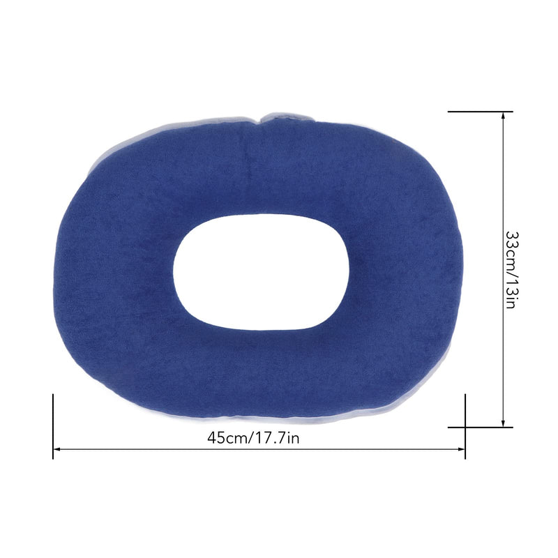 [Australia] - Donut Pillow Soft Breathable Pillow Cushion Bed Donut Butt Pillow Dark Blue Sleeve Bed Donut Butt Pillow Dark Blue 