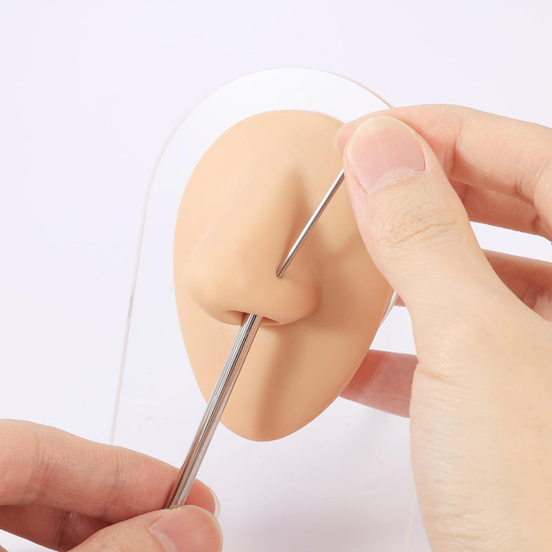 [Australia] - 4pcs Piercing Needles Receiving Tubes, Stainless Steel Body Jewelry Piercing Receiver (3mm 4mm 5mm 6mm) 4Pcs Connecting pipe 