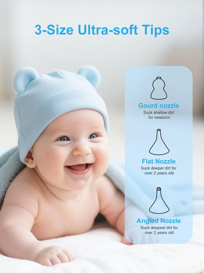 [Australia] - Nasal Aspirator Replacement Parts Compatible with GROWNSY/ X-Bosak / HEYVALUE Nose Sucker for Baby & Toddlers, Suction Chamber and 6pcs Silicone Tips Replacement Kit 1 chamber & 6 tips 