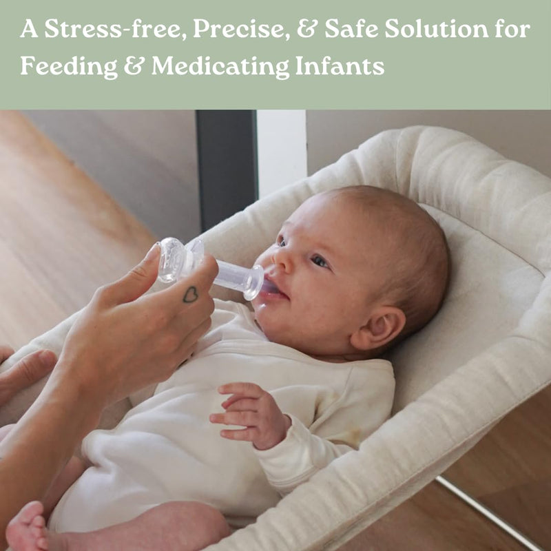 [Australia] - Haakaa SqueezieDOSE Silicone Liquid Dispenser (8ml) ‚Äì Multi-Purpose Baby Feeding Syringe/Liquid Medicine Dispenser ‚Äì Accurate Dosing for Kids‚Äô Medication 0 Month + 