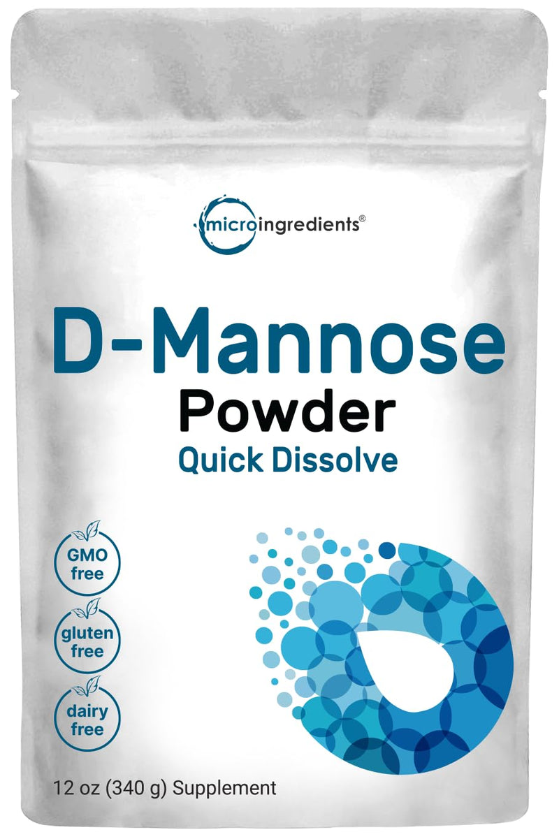 [Australia] - Micro Ingredients D Mannose Powder, Pure Mannose Supplement, Quick Water Soluble, Support Urinary Tract Cleanse & Bladder Health, Premium Mannose for Women and Men, Vegan Friendly. 