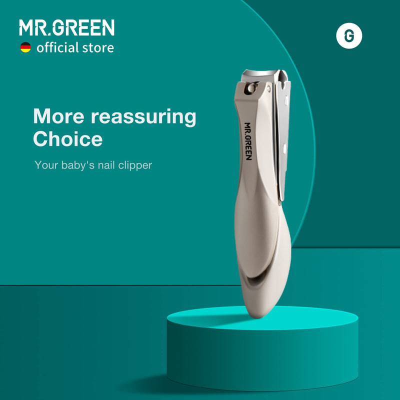 [Australia] - MR.GREEN Baby Safety Nail Clippers Nail Care Clippers Fingernail Cutter Newborn Baby Convenient Nail File Manicure Tools (Baby Nail Clipper) Baby Nail Clipper 