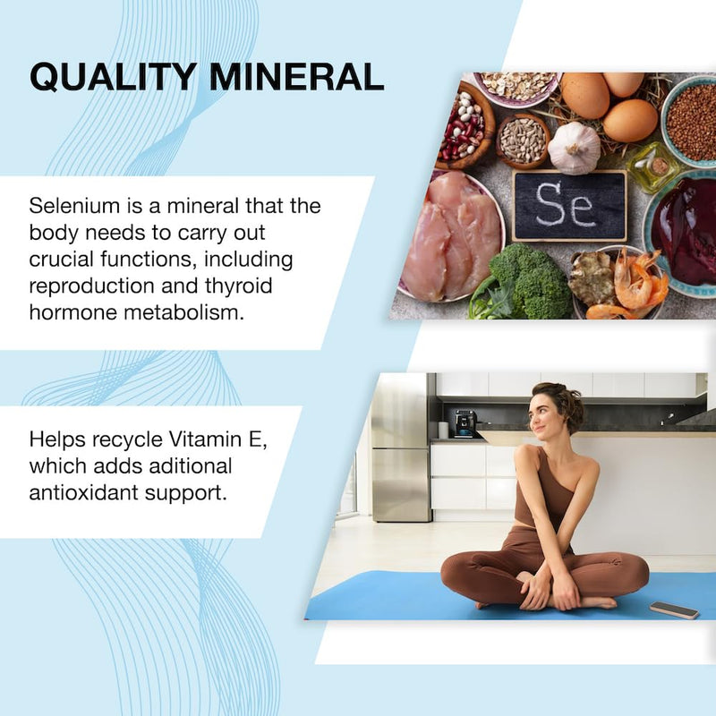 [Australia] - Puregen Labs Selenium 200 mcg Yeast Free Essential Mineral - 500 Vegetarian Tablets | Immune & Antioxidant Support | Non-GMO, Gluten Free, Made in USA 