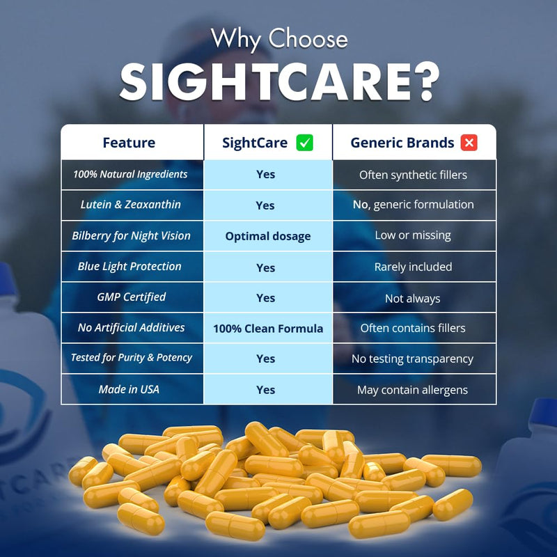 [Australia] - SightCare Lutein and Zeaxanthin Supplements ‚Äì AREDS 2 Eye Vitamins Formula for Macular Health & Blue Light Support ‚Äì Includes Vitamins A, E, B12, Quercetin, ALA, Rutin ‚Äì 60 Capsules 