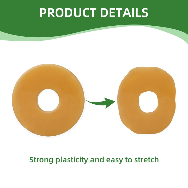 [Australia] - 10PCS Ostomy Barrier Rings, 2 / 4MM Moldable Ostomy Hydrocolloid Skin Extender Rings for Ostomy Bags (2mm-10pcs) 2mm-10pcs 
