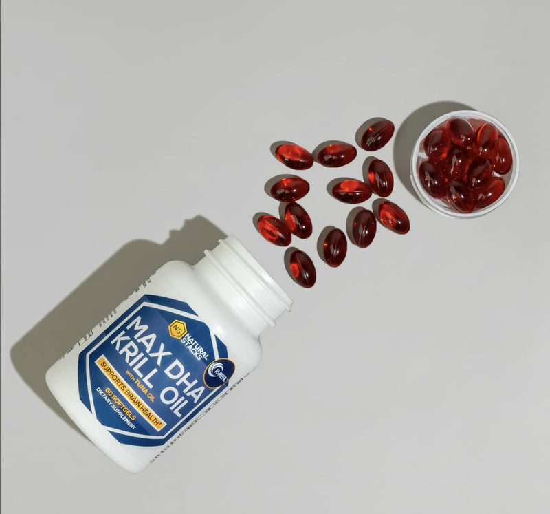 [Australia] - Antarctic Krill Oil Supplement - DHA EPA Omega 3 Supplement with Antioxidant Astaxanthin - Omega 3 Fish Oil to Support Brain, Heart & Joint Health - 60 Krill Oil SoftGels 60 Count (Pack of 1) 