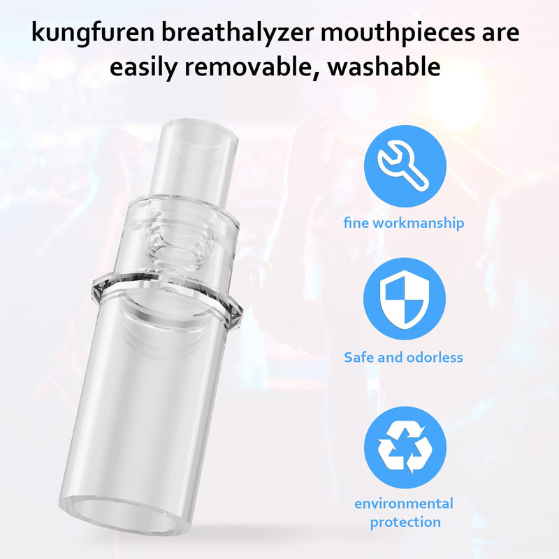 [Australia] - kungfuren Pack of 20 breathalyzer mouthpieces - hygienic mouthpiece for kungfuren K99 breathalyzer - breathalyzer replacement mouthpieces 